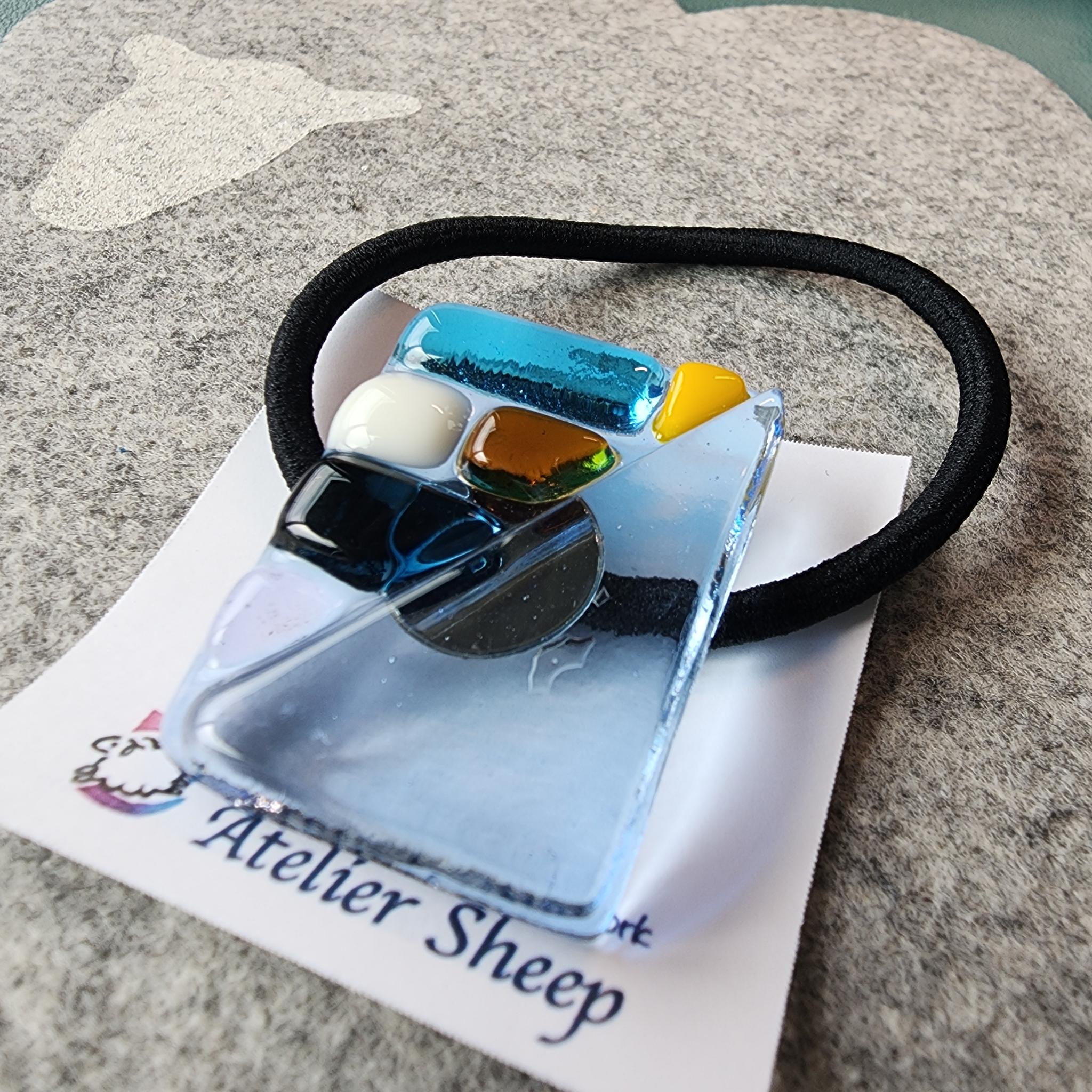 モザイクガラスのヘアゴム（１点もの） | 3枚目