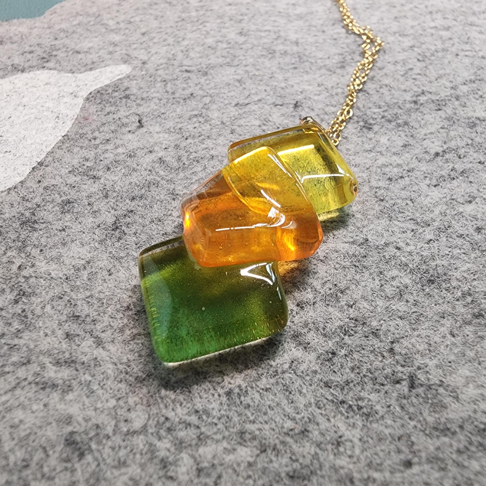 キャンディみたいなネックレス（チェーン・ゴールド色） | 2枚目