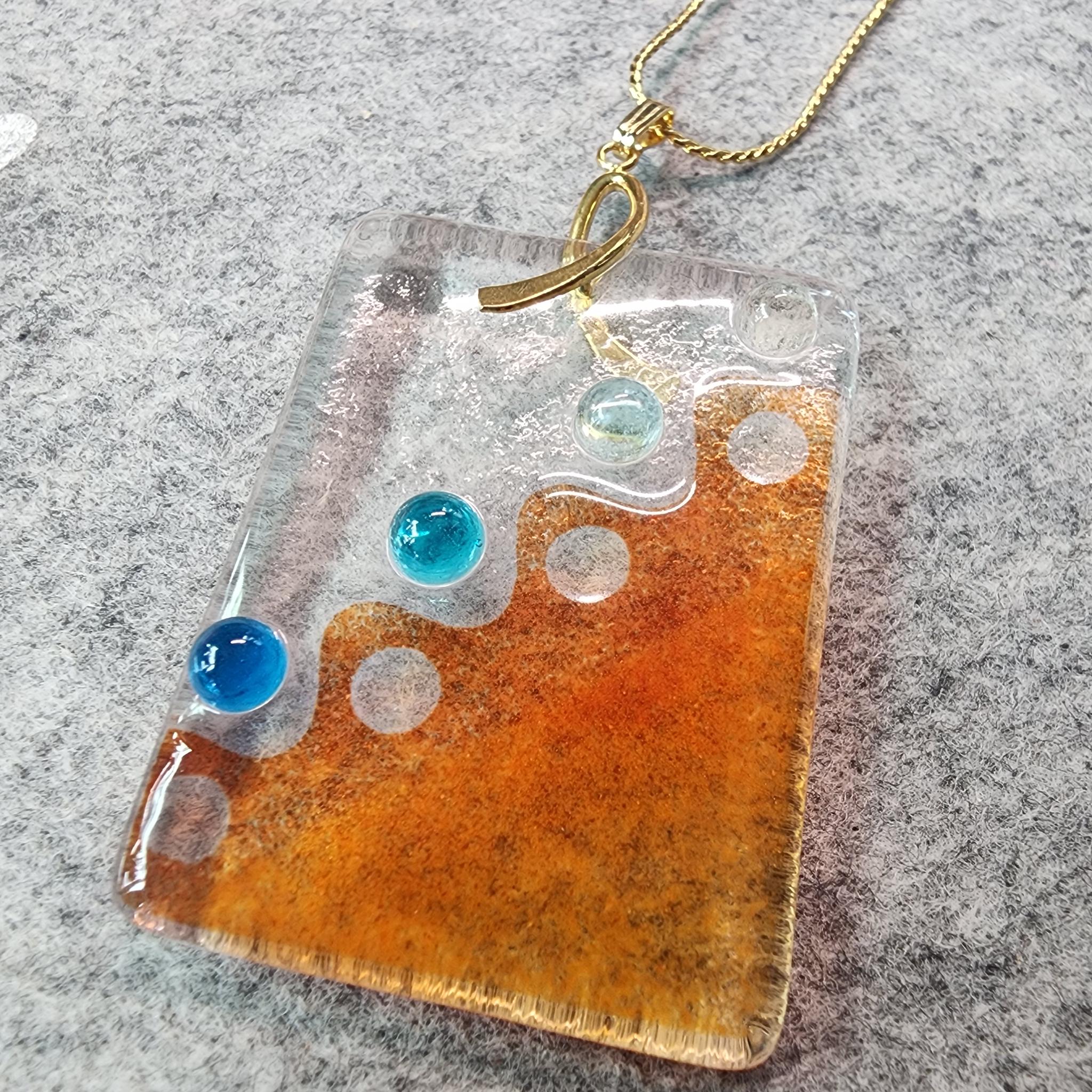 ドットデザインのガラスペンダント１ | 2枚目