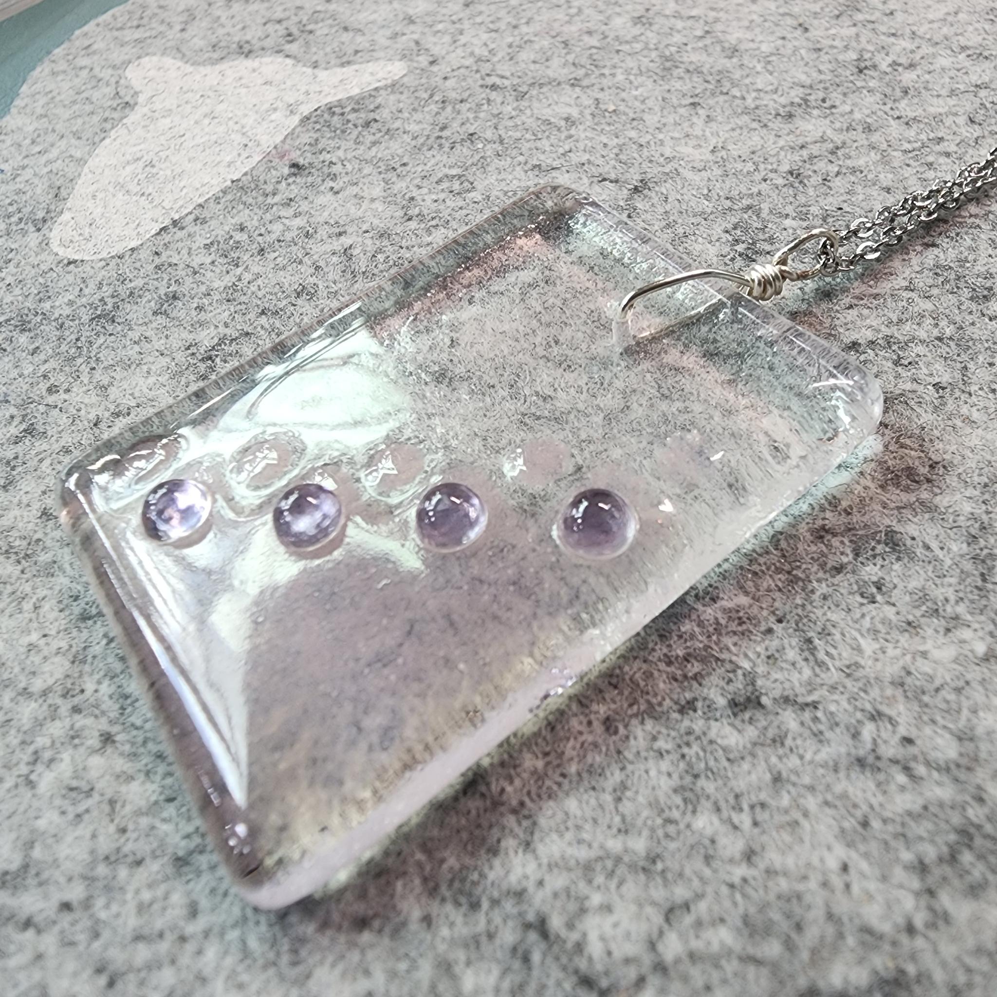 ドットデザインのガラスペンダント３ | 2枚目