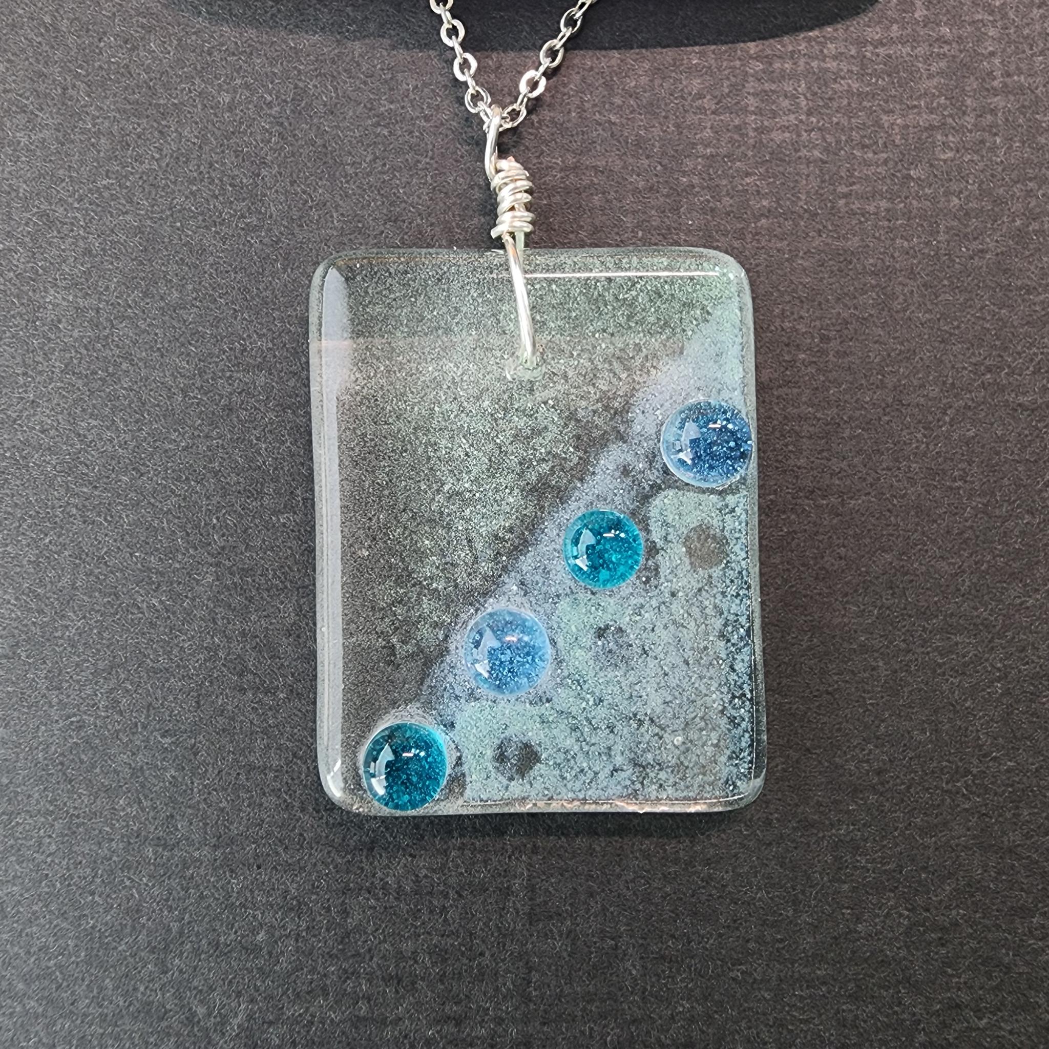 ドットデザインのガラスペンダント４ | 2枚目